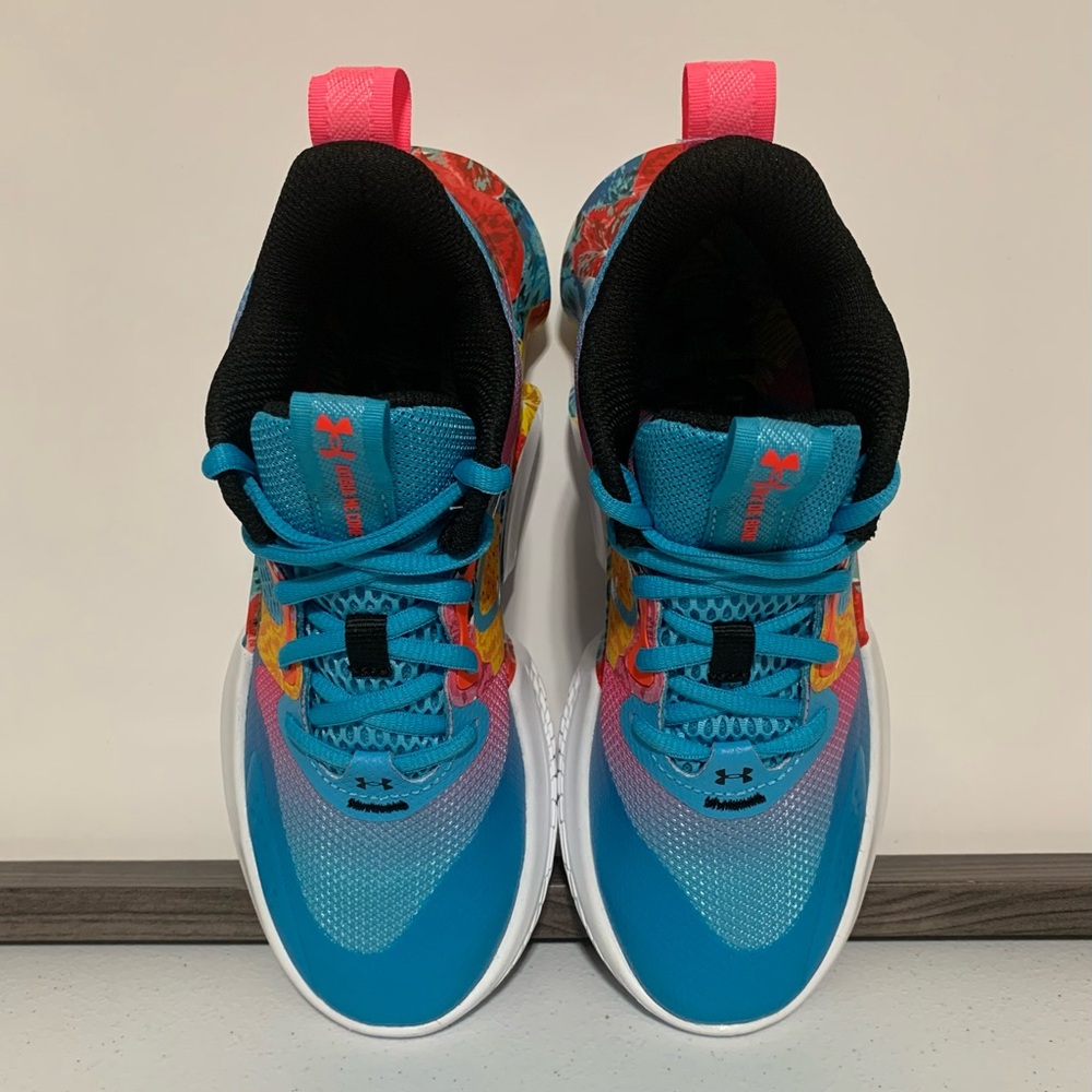 Under Armour Flow Breakthru 3 ‘Floral’ Basketball Shoes-Size 6 Women’s/4.5 Men’s - Picture 4 of 14